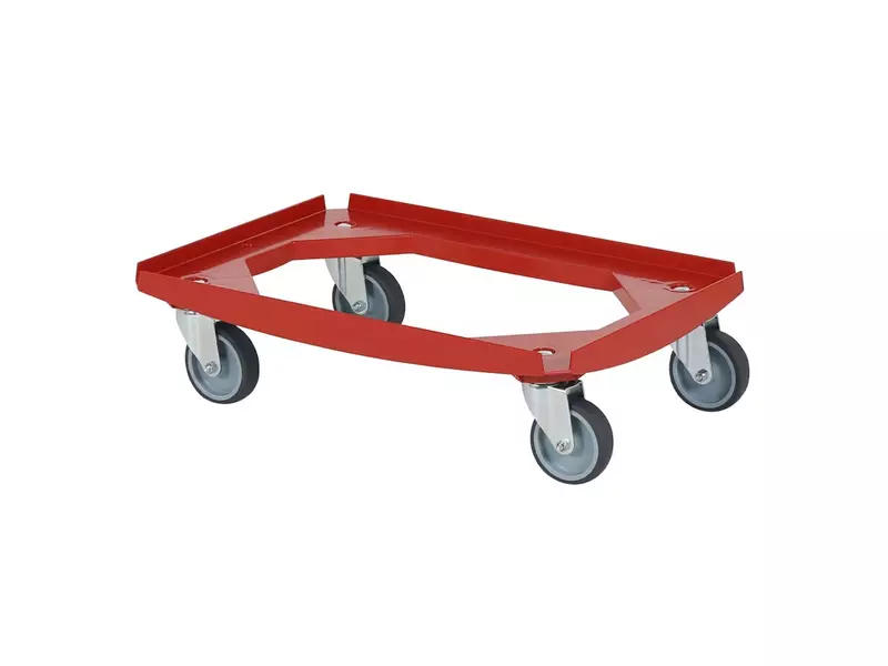 Kunststof onderstel 615x415x167 mm rood