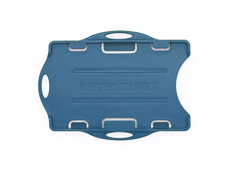 Detectamet kaarthouder dubbelzijdig detecteerbaar blauw