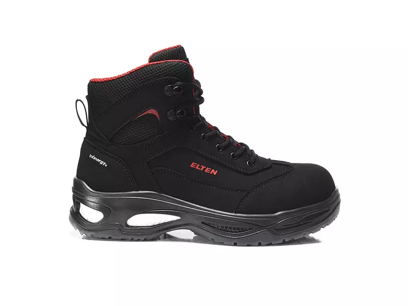 Elten Owen Black Mid veiligheidsschoen S2 SRC ESD