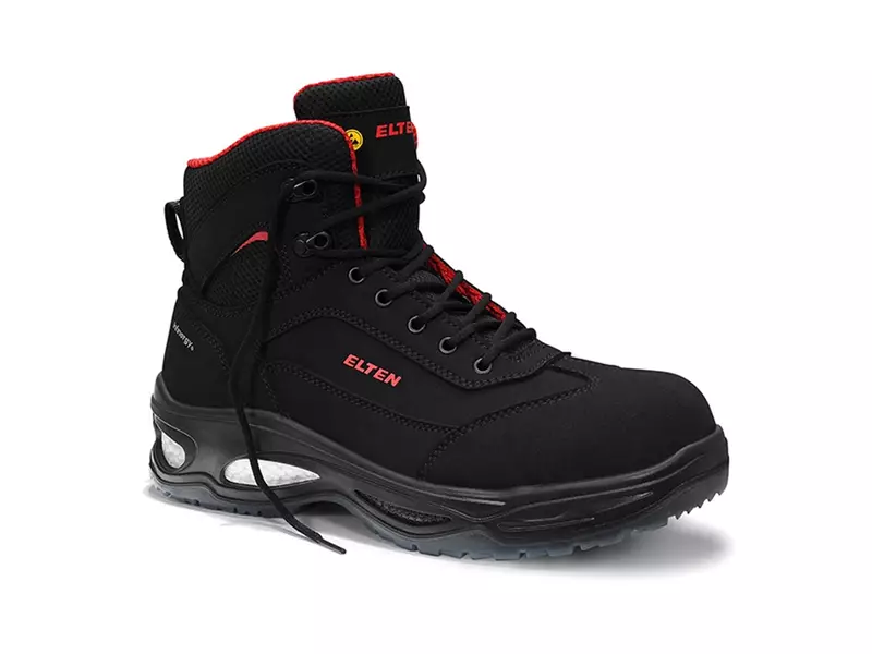 Elten Owen Black Mid veiligheidsschoen S2 SRC ESD