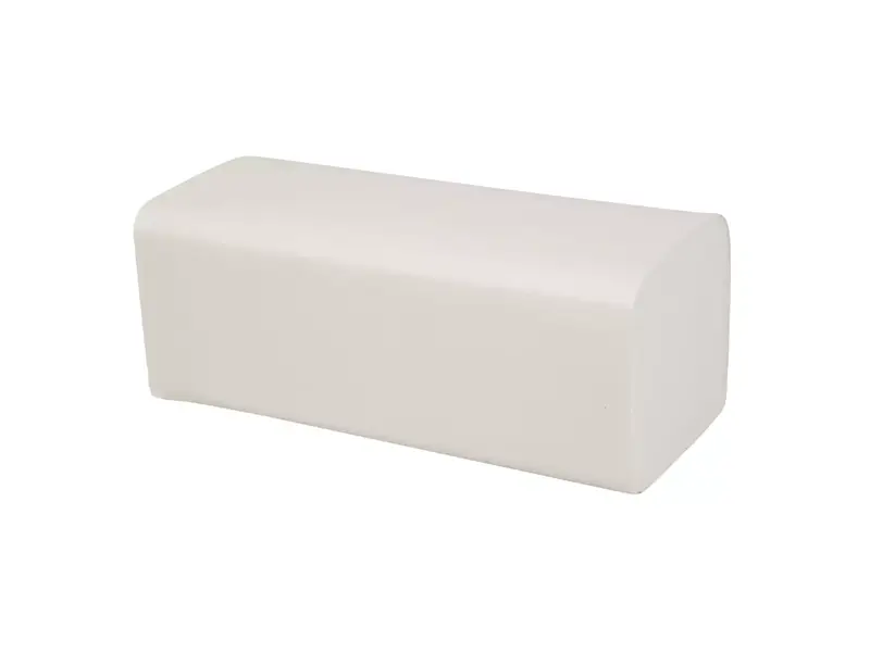 Handdoekpapier V-fold cellulose 2-laags 21x24 cm wit