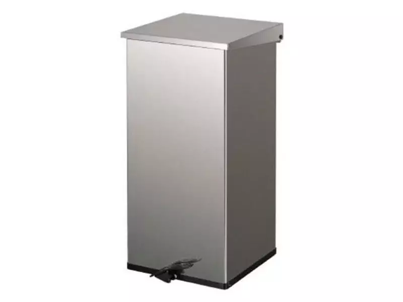 Pedaalemmer vuurbestendig RVS 300x300x600 mm 55 liter