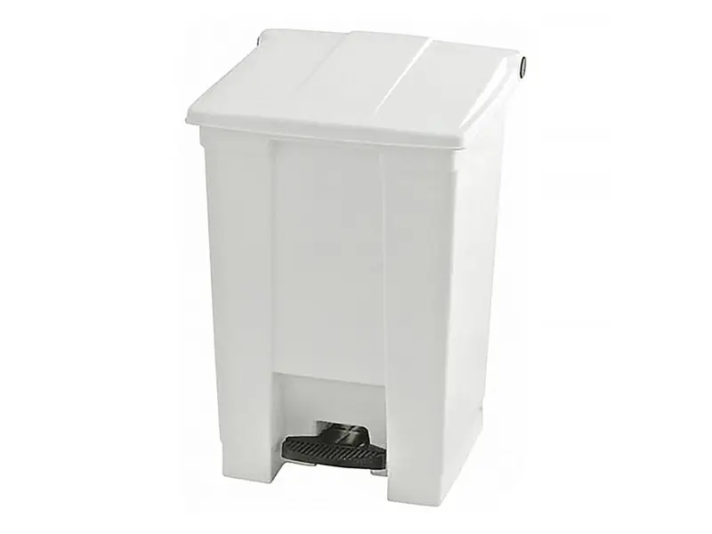 Afvalbak Step-On Classic 413x400x600 mm 45 liter wit