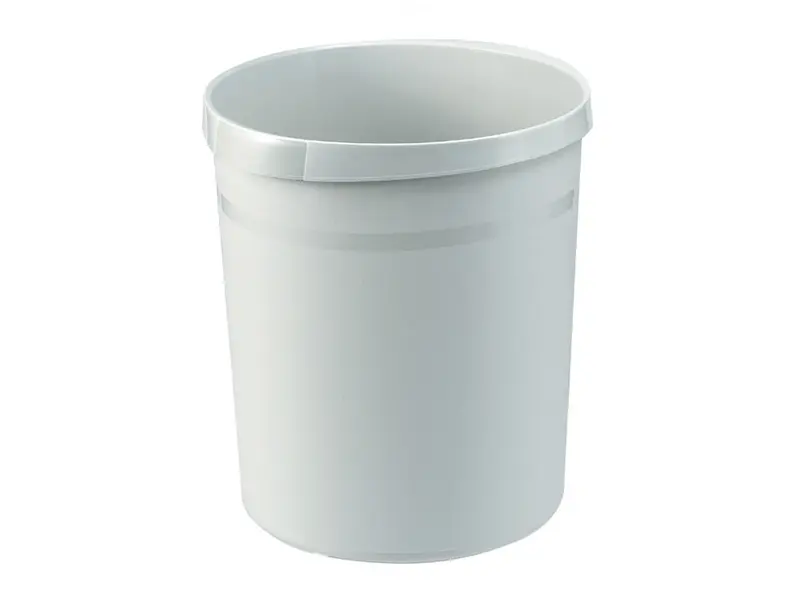 Afvalbak kunststof rond Ø312x350 mm 18 liter grijs