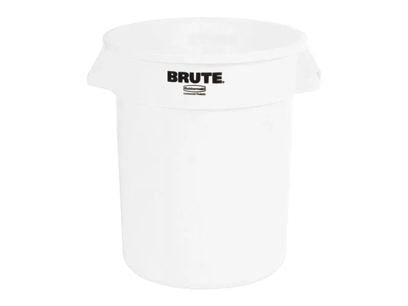 Container rond PE Brute wit