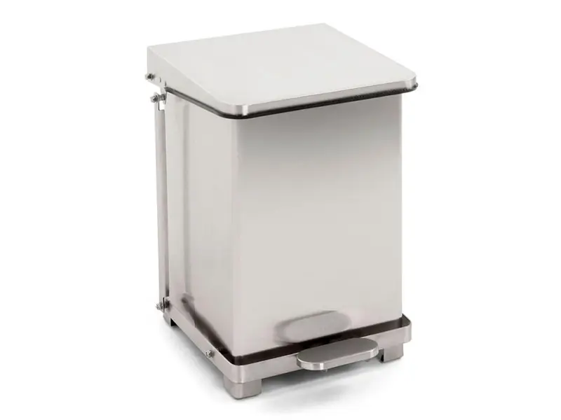 Industriële pedaalemmer RVS 27 liter