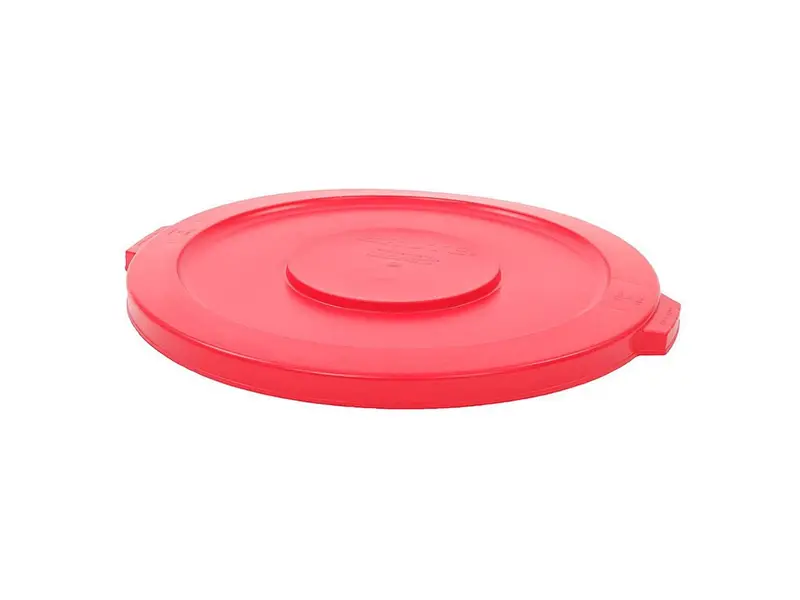 Deksel PE voor ronde Brute container 121,1 liter rood