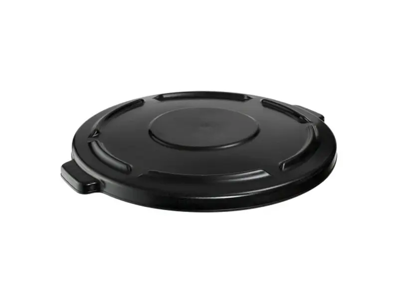 Deksel PE voor ronde Brute container 75,7 liter zwart