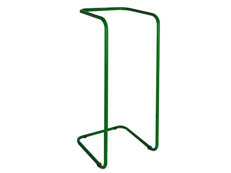 Knapzakhouder staal 630x585x1300 mm 400 liter groen