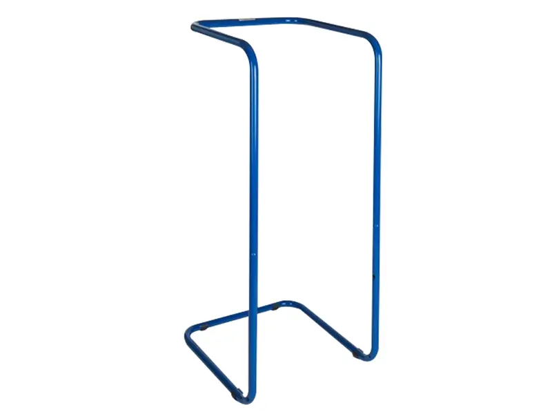 Knapzakhouder staal 630x585x1300 mm 400 liter blauw