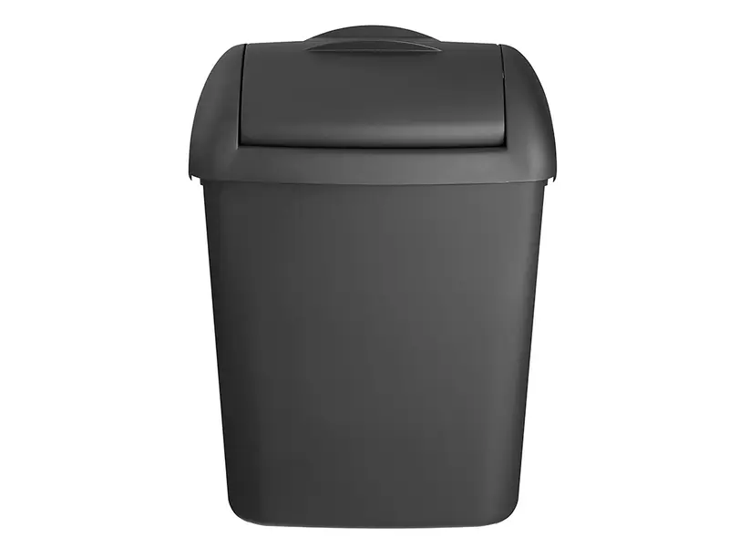 Euro Products Black Quartz Line hygiënebak kunststof mat 8 liter