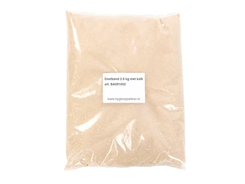 Doofzand voor asbakken zak 2500 gram