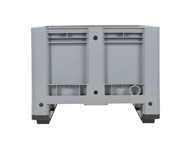 Palletbox 2 sledes 1200x800x600 mm 330 liter grijs