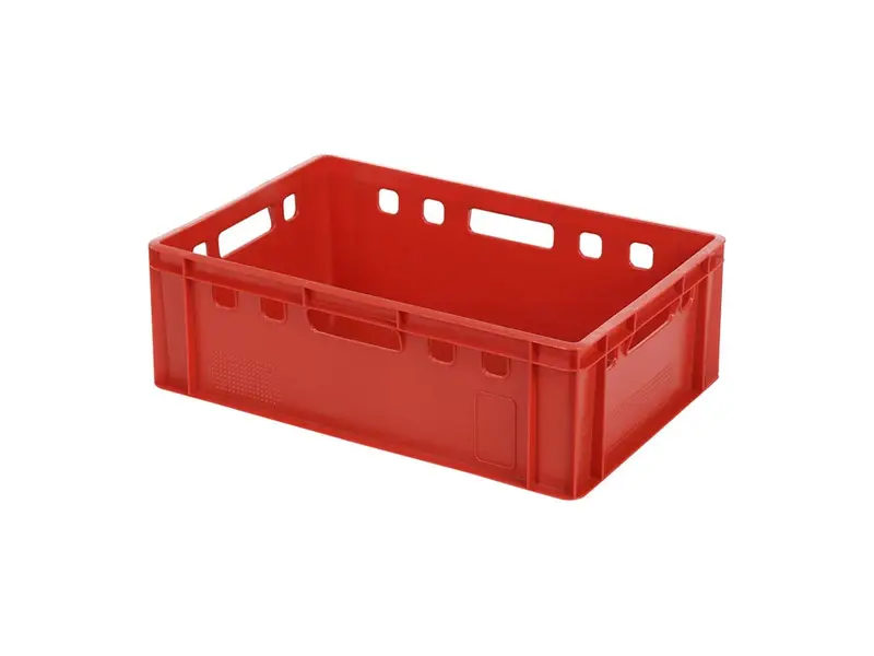 Stapelbak E2 Euronorm 600x400x200 mm 35 liter rood