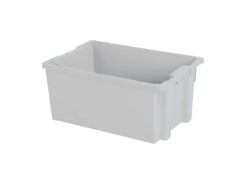 Stapel-nestbare bak Tellus Euronorm 600x400x270 mm 50 liter wit