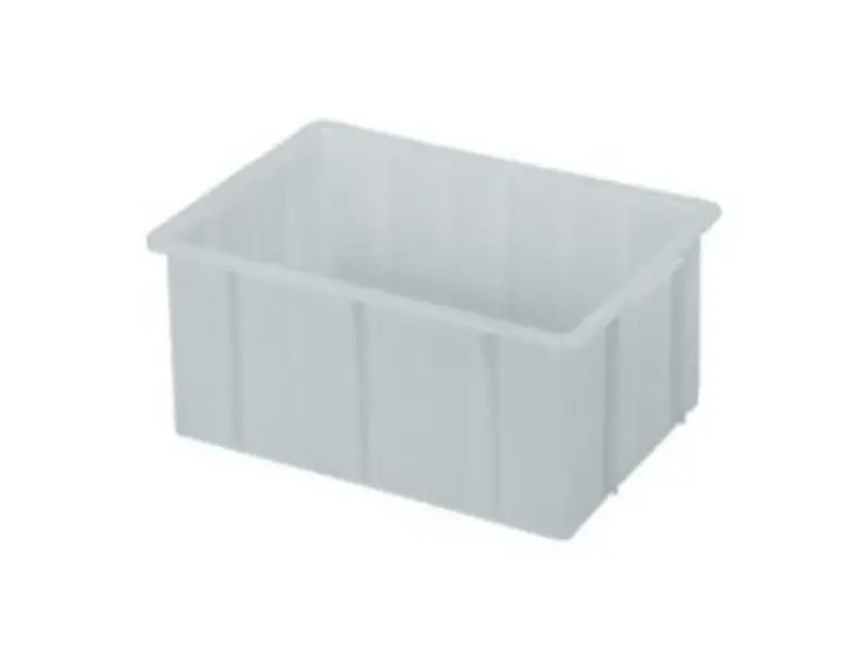 Stapelbak gesloten 475x340x220 mm 25 liter wit