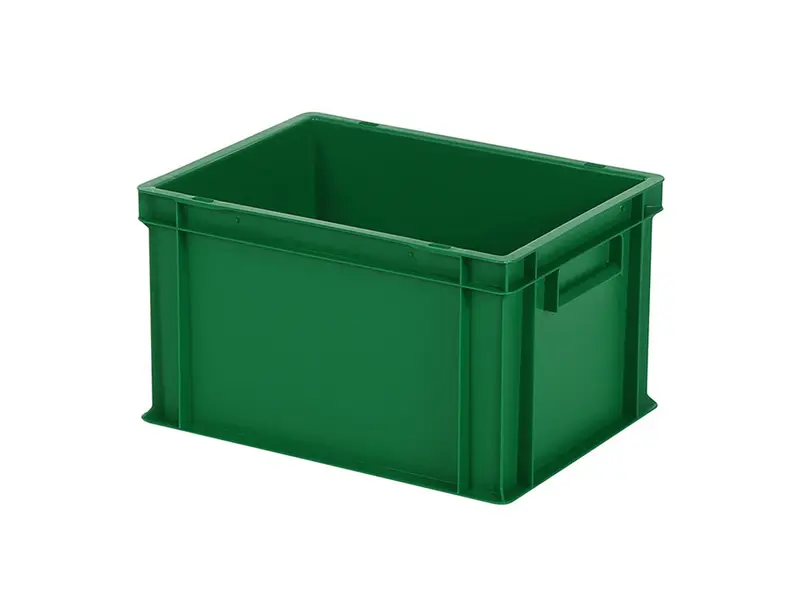Stapelbak Euronorm 400x300x236 mm 21,5 liter groen