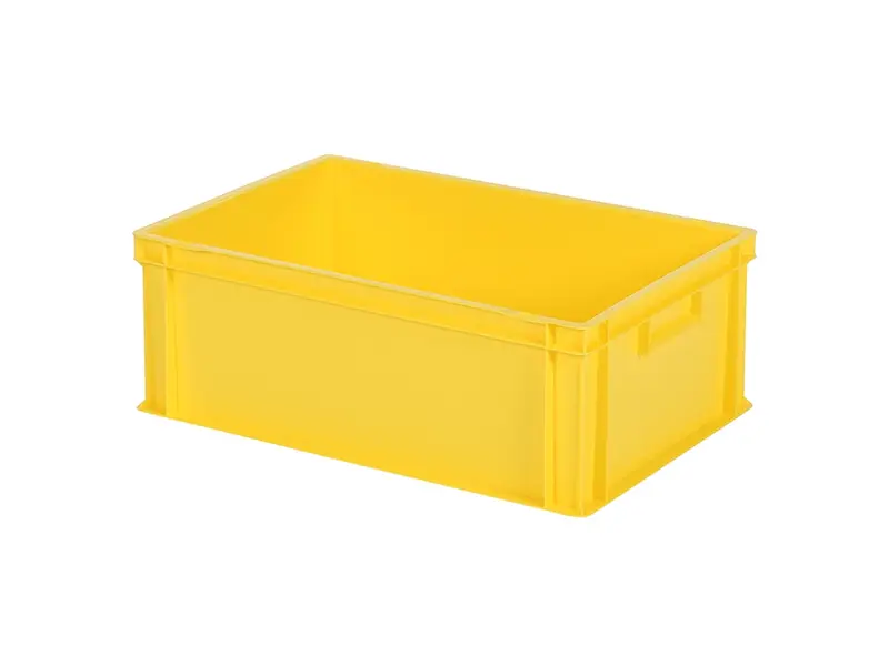 Stapelbak Euronorm 600x400x220 mm 43 liter geel