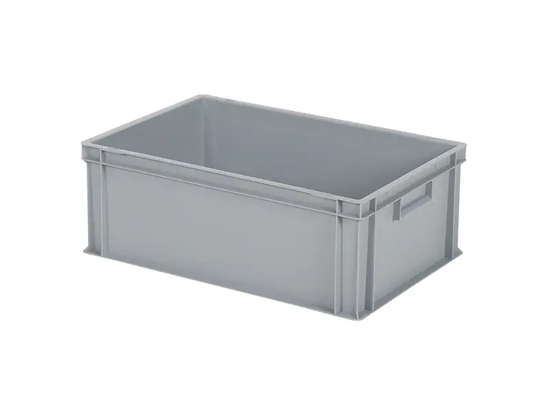 Stapelbak Euronorm 600x400x220 mm 43 liter grijs