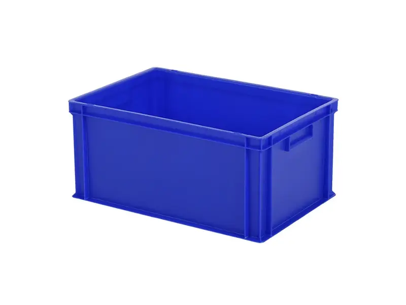 Stapelbak Euronorm 600x400x280 mm 55 liter blauw