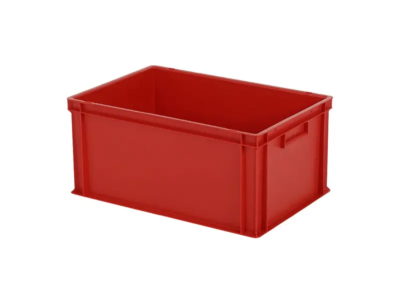 Stapelbak Euronorm 600x400x280 mm 55 liter rood