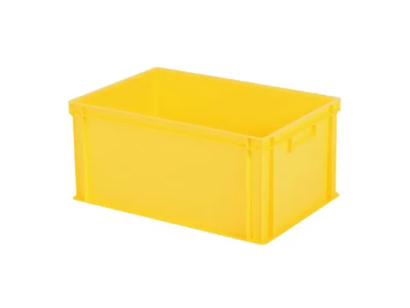 Stapelbak Euronorm 600x400x280 mm 55 liter geel