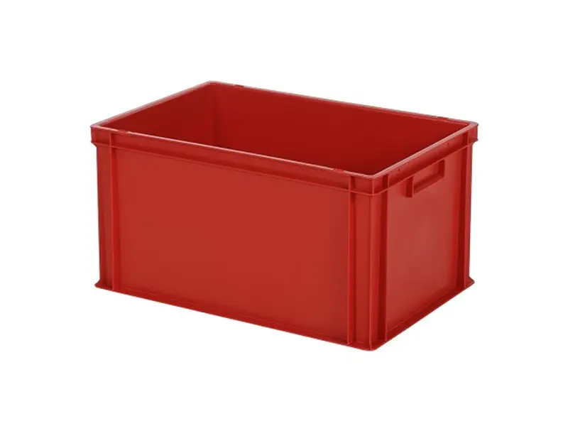 Stapelbak Euronorm 600x400x320 mm 64 liter rood