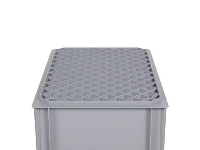Stapelbak Euronorm 600x400x320 mm 64 liter geel