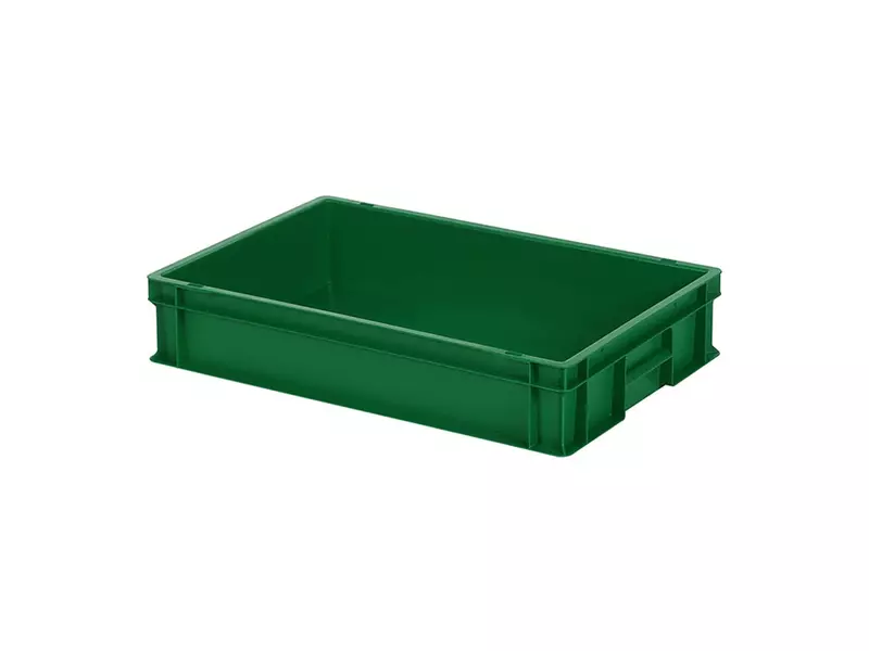 Stapelbak Euronorm 600x400x120 mm 23,2 liter groen