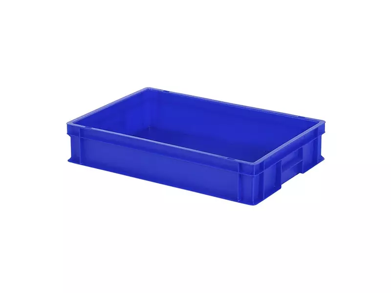 Stapelbak Euronorm 600x400x120 mm 23,2 liter blauw