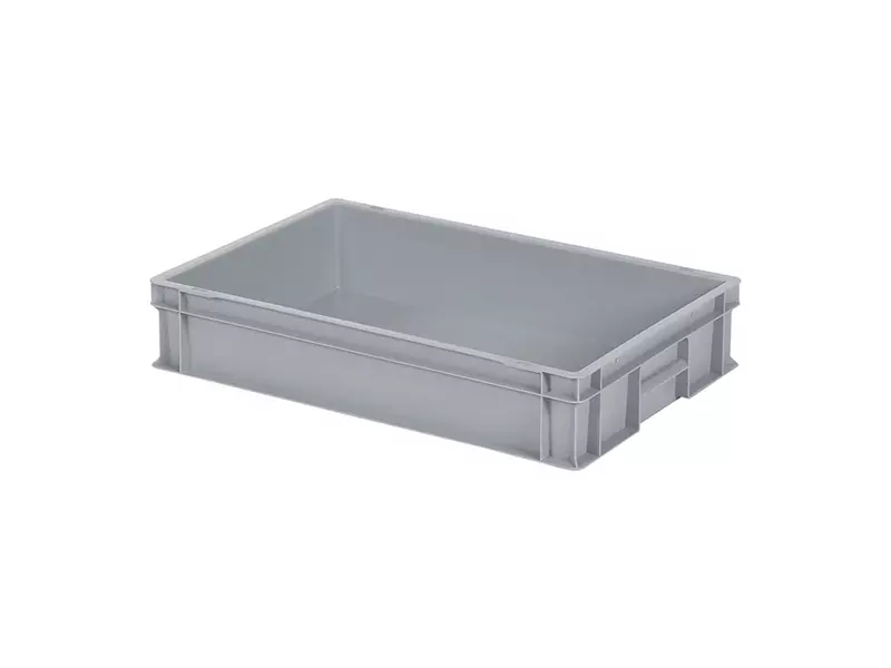 Stapelbak Euronorm 600x400x120 mm 23,2 liter grijs