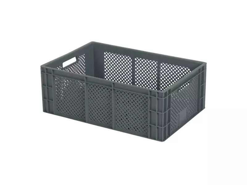 Stapelkrat Euronorm RX 600x400x223 mm 43,5 liter grijs