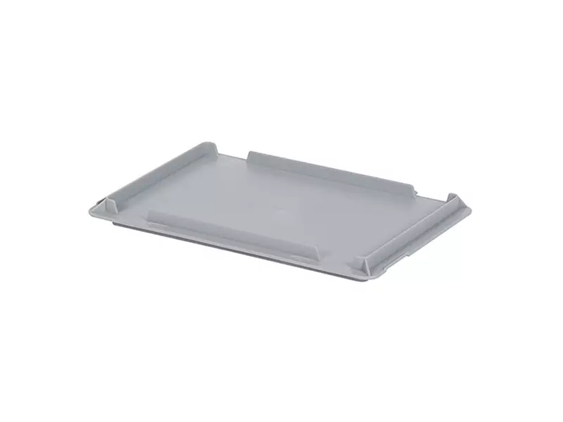 Schanierdeksel Euronorm voor stapelbak 300x200 mm grijs