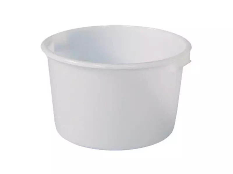 Kuip HDPE-levensmiddelengeschikt ø628x385 mm 85 liter wit