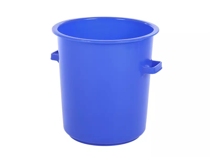 Ton heavy duty HDPE levensmiddelengeschikt 75 liter blauw