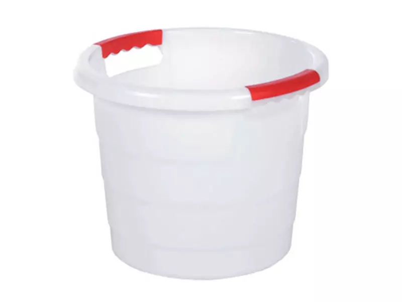 Kuip HDPE ø430x340 mm 30 liter wit