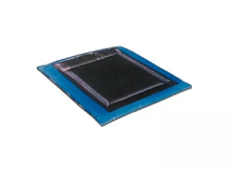 Klauwmat desinfectiemat 60x90 cm zwart/blauw