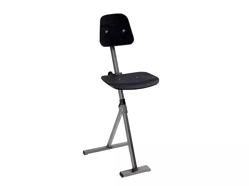 Stahulp RVS Inox Sit-Stand kunststof zwart