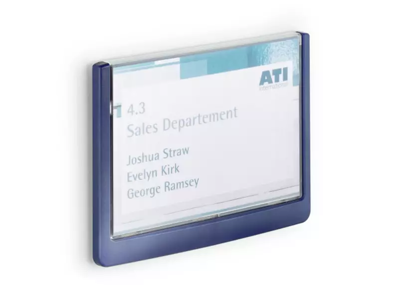 Durable deurbord Click Sign 149x105,5 mm blauw