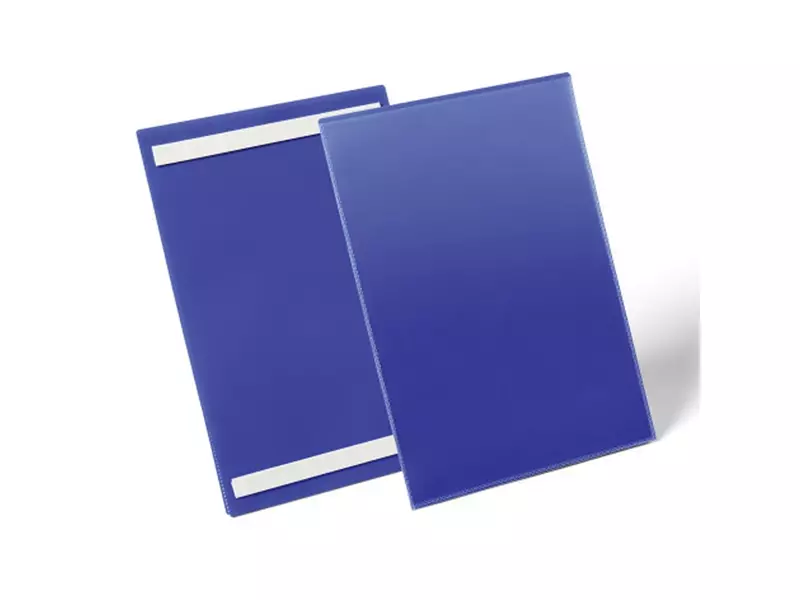 A4-documenthouder staand zelfklevend blauw