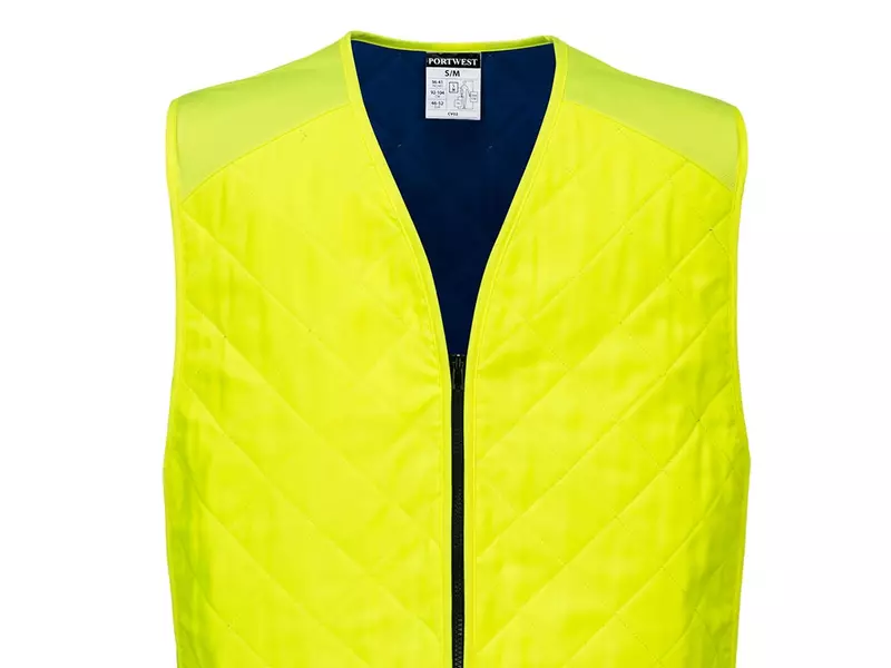 Portwest CV09 koelvest mouwloos fluo geel