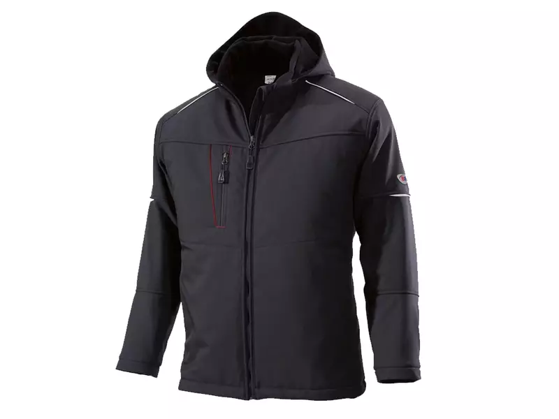 BP 1869-572-32 softshell winterjack zwart