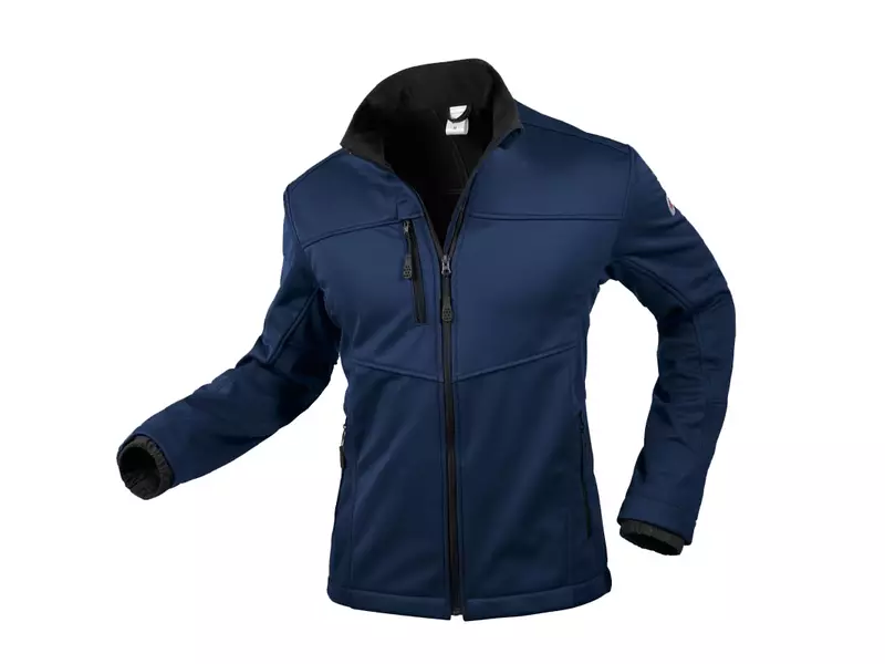 BP 1696-571-110 softshell jack nachtblauw