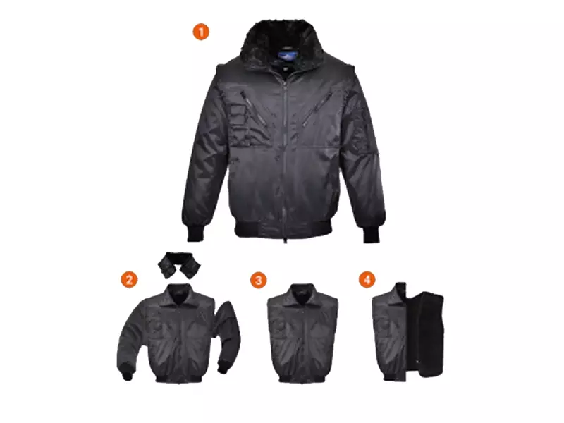 Portwest PJ10 pilot jack marineblauw