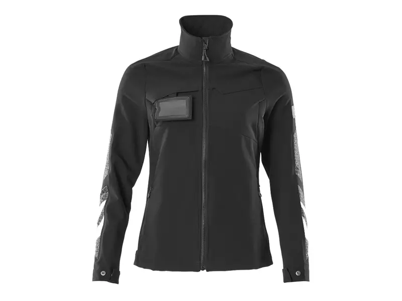 Mascot 18008-511-09 softshell jack dames zwart