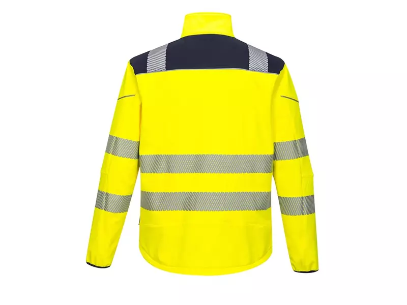 Portwest T402 Hi-Vis softshell jack fluo geel/zwart