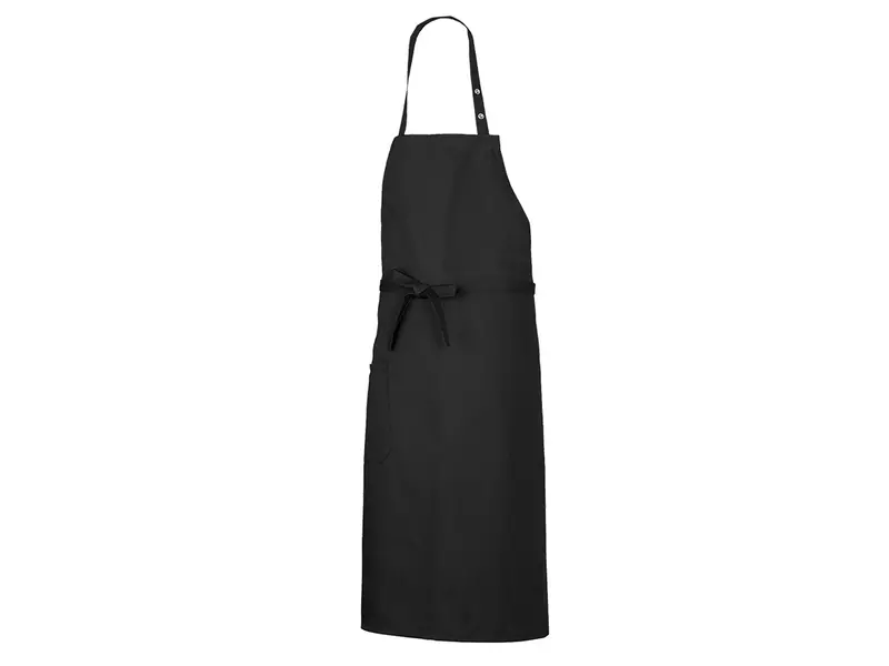 BP 1900-400-32 keukenschort lang katoen/polyester zwart
