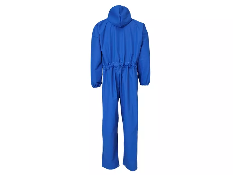 Elka Pro coverall spuitoverall met capuchon nylon PU korenblauw
