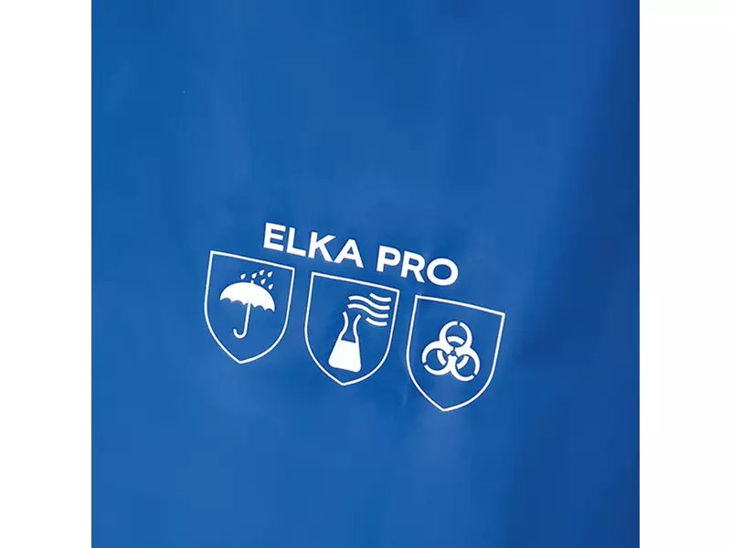 Elka Pro coverall spuitoverall met capuchon nylon PU korenblauw