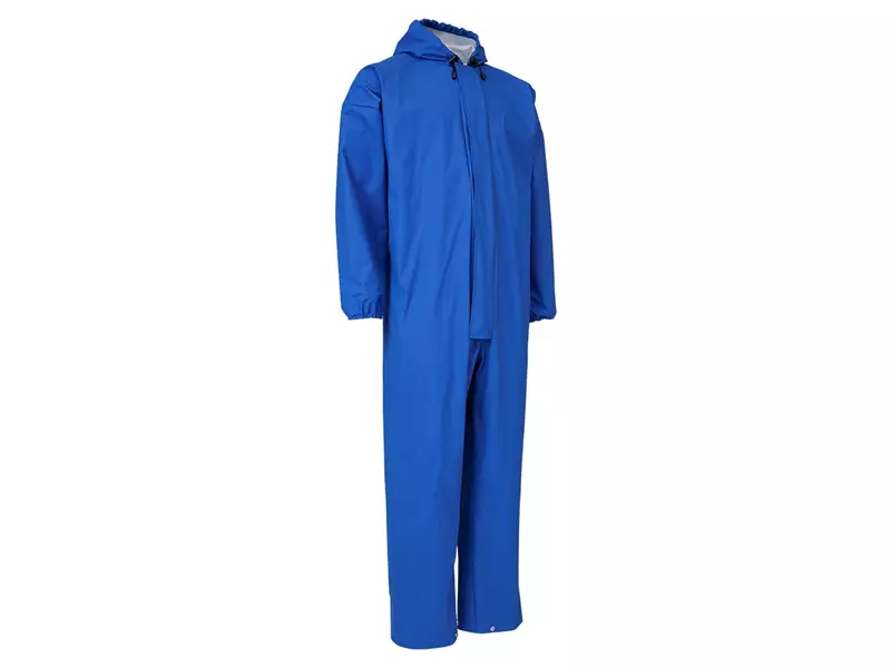 Elka Pro coverall spuitoverall met capuchon nylon PU korenblauw